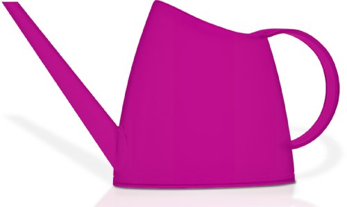 Emsa 572151200 Gießkanne, Matt, Volumen 1,5 Liter, Kunststoff, Weiß, Fuchsia - 5