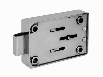 8 Lever 80,000 SafeGun Cabinet Lock 3007 for left edge, right hand hinged door