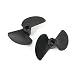 Produktbild sourcingmap® 2 Stück 45mm P/D 1.4 Plastik Propeller-stütze 4514 für 4.76mm Welle RC Boot