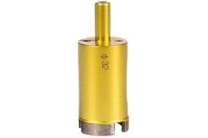 Yaowanguan punta diamantata per sega a tazza Strumenti per vetro/piastrelle/ceramica/marmo/porcellana/cemento/granito Apertura di taglio-Punta da trapano per rivestimento diamantato da 32mm