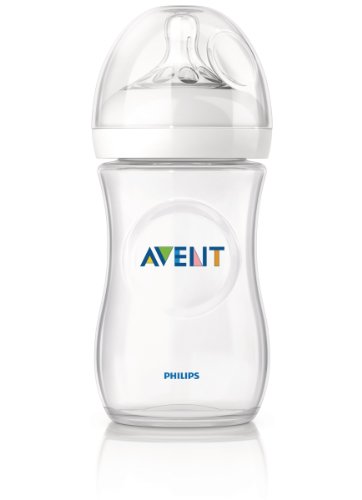 Philips Avent SCF693/27 - Biberón Natural Anti-Cólicos con Tetina de Flujo Lento, 260 ml, paquete de 2, color transparente