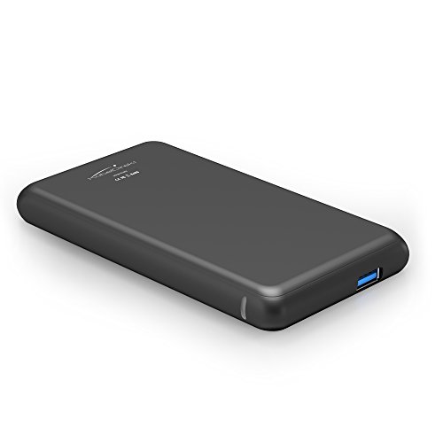 KabelDirekt externes 2,5-Zoll USB 3.0 Festplattengehäuse für SATA (HDD+SSD Case) mit High Speed (5GBit/s) für PC, Notebook und Mac – PRO Series - 5