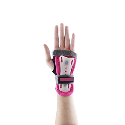 Kid ’s Schutz Gear Set Glow in the Dark Ellbogen Knie Handgelenk Pads 6pcs für BMX/Skateboard/Scooter/Skate 2–12 Jahre - 5