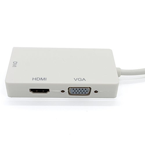Thunderbolt / mini dp zu HDMI / DVI-D / VGA weiblicher Adapter - 2
