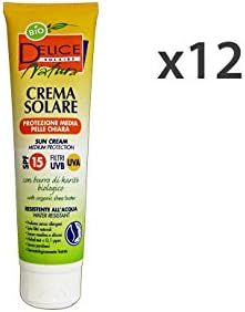 Set 12 DELICE FP15 Crema Bio 150 Ml. Solar products