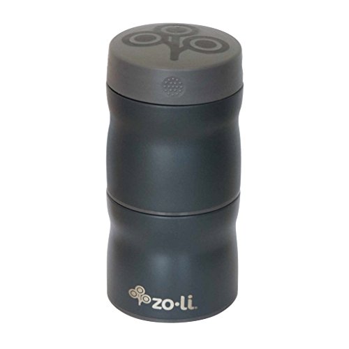 Zoli - Pow This & That - aislado al vacío apilables contenedores de alimentos - gris