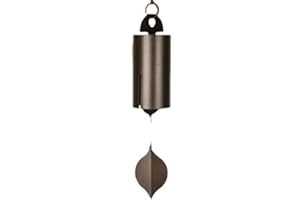 ANSO Home Large Deep Resonance Serenity Bell Windchime Outdoor Garden Yard Decoration (Small/24 * 3.5cm)