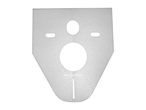 Geberit Duofix Basic UP 100 WC-Vorwandelement WC SET mit Platte Delta 50 weiß, Schallschutzset, Wand WC Keramik mit Lotus-Biotech-Beschichtung ASLEP01B und WC-Sitz Absenkautomatik - 4