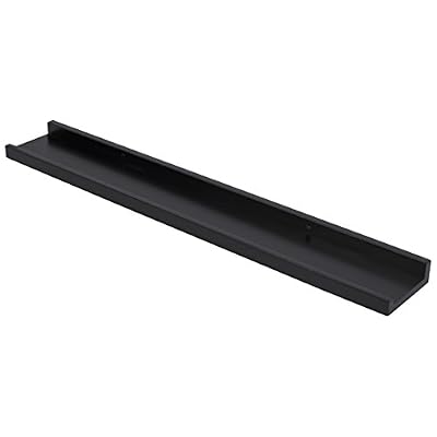 DURAline Etagère pour cadre photo noir, L 60 x P 9 cm Ep.30 mm