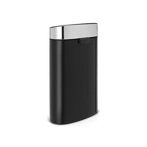 Brabantia 114847 Abfalleimer, Edelstahl, matt black, 435 x 305 x 725 cm - 3