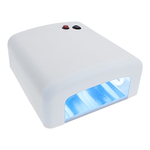 2x Smartfox UV Lichthärtungsgerät Lichthärtegerät mit Timer für Nägel, inkl. 4 UV-Röhren, weiß - 2