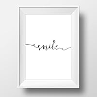 Smile / Poster von Mr&Mrs Druck / Wandbild / Kunstdruck /