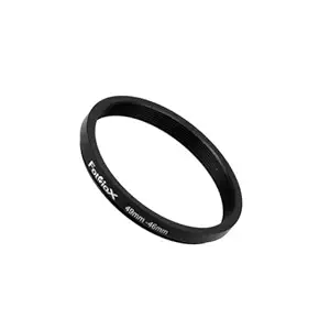 Fotodiox Metal Step Down Ring Filter Adapter, Anodized Black Aluminum 49mm-46mm, 49-46 mm