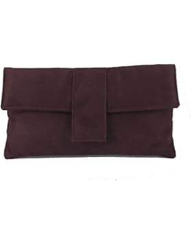 Elegante Faux Wildleder Clutch Bag/Schulter Tasche Anlass Hochzeit Party Prom-Tasche