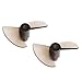 Produktbild B Blesiya 2 STK. 3-Blätter Kunstoff Propeller Bootpropeller für RC Boot, Durchmesser 30mm