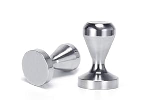VIA CREMA ITALPARTS Tamper à expresso en acier inoxydable (58 mm)