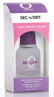 Orly Sec N Dry Quick Dry Nail High Gloss Suoer Quick Dry Nail Top Coat 18ml