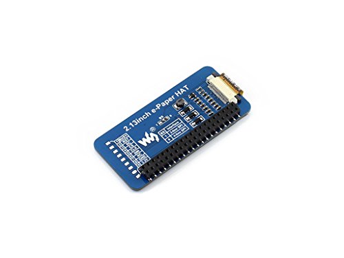 Waveshare 2 13 Inch e-Paper Display HAT 250x122 Resolution E-Ink Screen Electronic Paper Module with Embedded Controller for Raspberry Pi 2B 3B Zero Zero W SPI Interface Waveshare 2 13 Inch e-Paper Display HAT 250x122 Resolution E-Ink Screen Electronic Paper Module with Embedded Controller for Raspberry Pi 2B 3B Zero Zero W SPI Interface
