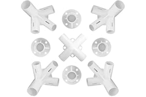 BesDirect Ersatzteile für 3x3m Pavillon Markisenzelt Füße Corner Center Connector 25 / 19mm, Zeltzubehör für Campingausflug im Freien