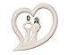 Produktbild IKO Skulptur Herz Paar Hochzeit Geschenk Deko Figur Partner Frau Mann Figuren
