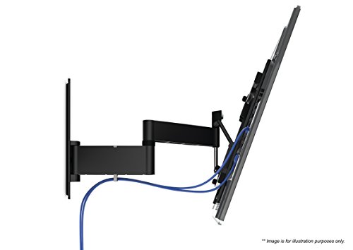 Vogel's Wall 2345 - Soporte de pared para TV (girable e inclinable), negro