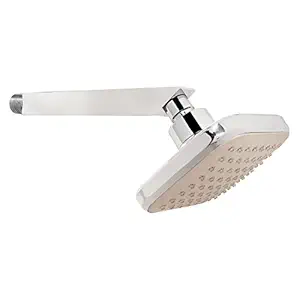 10x Hex Stainless Steel, Acrylonitrile Butadiene Styrene 9 Inches Arm Shower, Chrome Finish