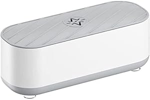 TPLTECH Pulitore ad Ultrasuoni, Lavatrice ad Ultrasuoni Professionale, Ultrasonic Cleaner, Occhiali Gioielli Orologi Pulizia ad Ultrasuoni, Detergente ad Ultrasuoni per Collane Anelli, Senza Batteria