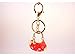 Produktbild UU-KEY Schlüsselanhänger Koreanische Art-Bogen-Beutel-Keychain-Schlüssel-Schmucksache-Art und Weise Trinket-Beutel-Schlüssel-Halter Decorations_Red Liebhaber Geschenk