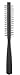 Small Nylon Bristle Round Brush, 1 Inch Diameter Barrel - Wooden Handle (1 Brush)
