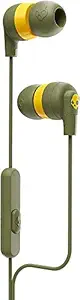 Skullcandy Inkd Plus in-Earphone with Mic (Moss/Olive/Yellow)