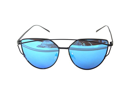 Preisvergleich Produktbild RetroUV® - Wayfare Inspired Classic Large Square Horn Rimmed Sunglasses