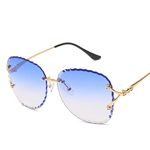 Preisvergleich Produktbild Bunte rahmenlose Mode-Blendschutzbrille blau