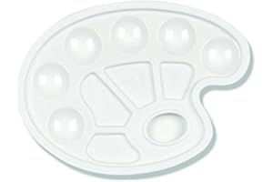 M+M Mischpalette 10 Mischmulden weiß