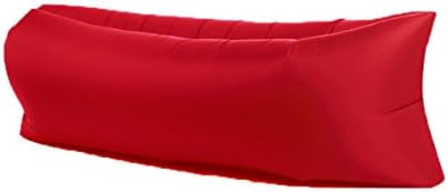 LQQAZY Lazy Banana Style Air Sofa Portable Outdoor Inflatable Sofa Bed Folding Beach Lazy Sleeping Bag,H