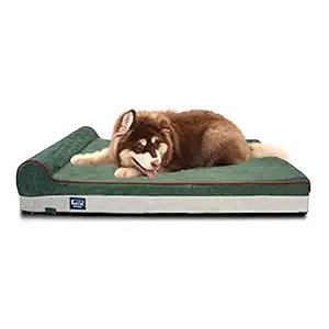 Laifug Orthopedic Memory Foam Dog Bed with Durable Water Proof Liner and Removable Washable Cover (Large (46