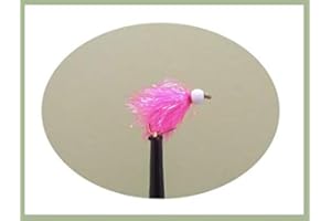 TROUTFLIES UK EGG AND BLOB FLIES Blob Flies, 6 x Pink Glow Blobs, size 10 Trout Flies, Fishing Flies, Blob Fly