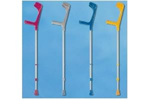 ERWIN KOWSKY GMBH & CO KG Ergo Grip Support with Clip Red/Natural, Forearm Crutches