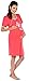 Zeta Ville Maternity - Women's Nursing Nightdress Robe Set Labour Hospital 126c (Coral, UK 12)