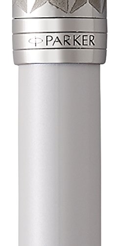 PARKER Sonnet Metal & Pearl-Lacquer, Palladium-Finish Trim Rollerball, Fine Nib – Gift Boxed