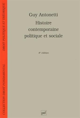 📔📒📕🔉 Télécharger 👏👍 Histoire contemporaine politique et sociale livre En ligne