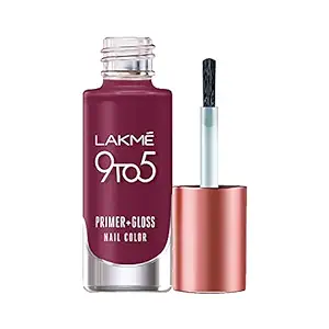 LAKM? 9to5 Primer + Gloss Nail Colour, Desert Rose, 6 ml