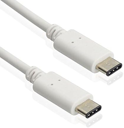 Jiexun Type C to Type C Data Cable USB Double-Headed Type-c Data Cable for Nexus 5X, 6P, Nokia N1, Macbook and more(white)