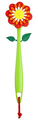 Preisvergleich Produktbild VIGAR Flower Power Rückenbürste, grün