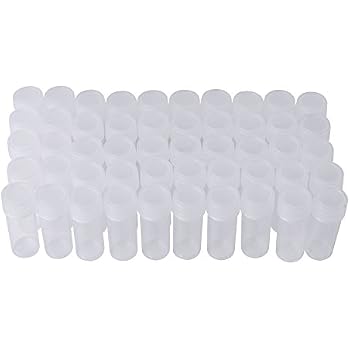 Lot De 10 Bouteilles Échantillon Graduées 500 Ml Plastique Transparent - Couvercle Vissable, Laboratoire Et Usage Quotidien