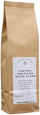 Redber Decaffeinated Central American Blend, Coffee Roasted to Order (Dark, Beans) (250g)