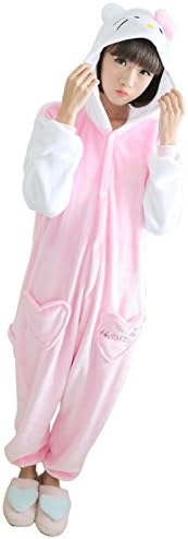 Cutedress Adult Animal Pyjamas Halloween Cospla Kigurumiy Cat Pajamas Unisex Costume M