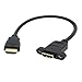 Produktbild Cyond HDMI-Stecker/Buchse-Konvertierungskabel 14 mm, geeignet für Computer mit HDMI-Schnittstelle, PS3 / Xbox-Spielekonsole, BD-Blu-ray-Player, HD-Player, Digital-TV, Plasma-TV, LCD-TV (schwarz)