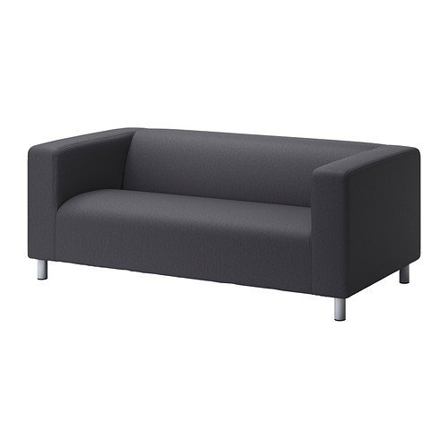 Preisvergleich Produktbild Ikea Klippan Sofabezug für 2er-Sofa, Vissle grau
