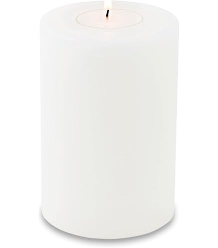 Bougie Blanche Rituel EDZARD Set De 2 Photophores Granada (H 25 Cm, U00f8 9 Cm) Verre Monobloc Bougie Mariage