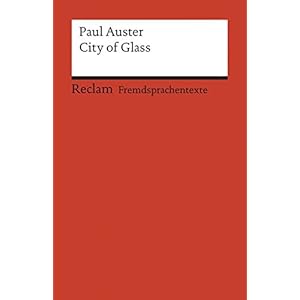 Lesen City Of Glass Reclams Universal Bibliothek Buch - 